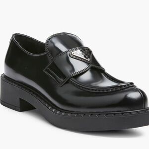 Prada - Black 38 Chocolate Loafers